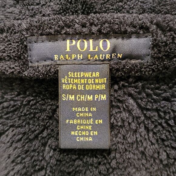 Polo Ralph Lauren Men's Microfiber Plush Robe - Picture 9 of 9